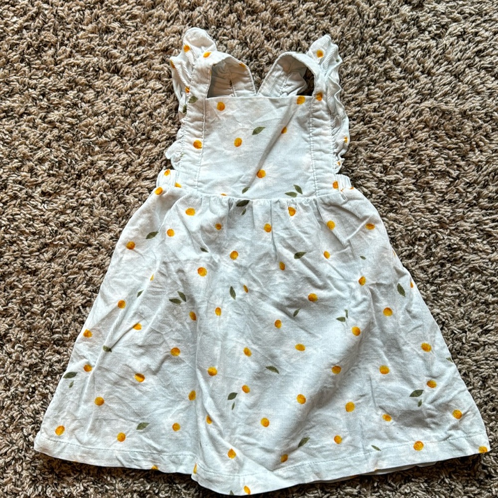 Angel Dear Corduroy Floral Dress Size 6-12 Months